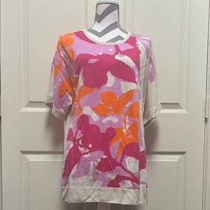Chico’s Vibrant Pink and Orange Women's Tunic